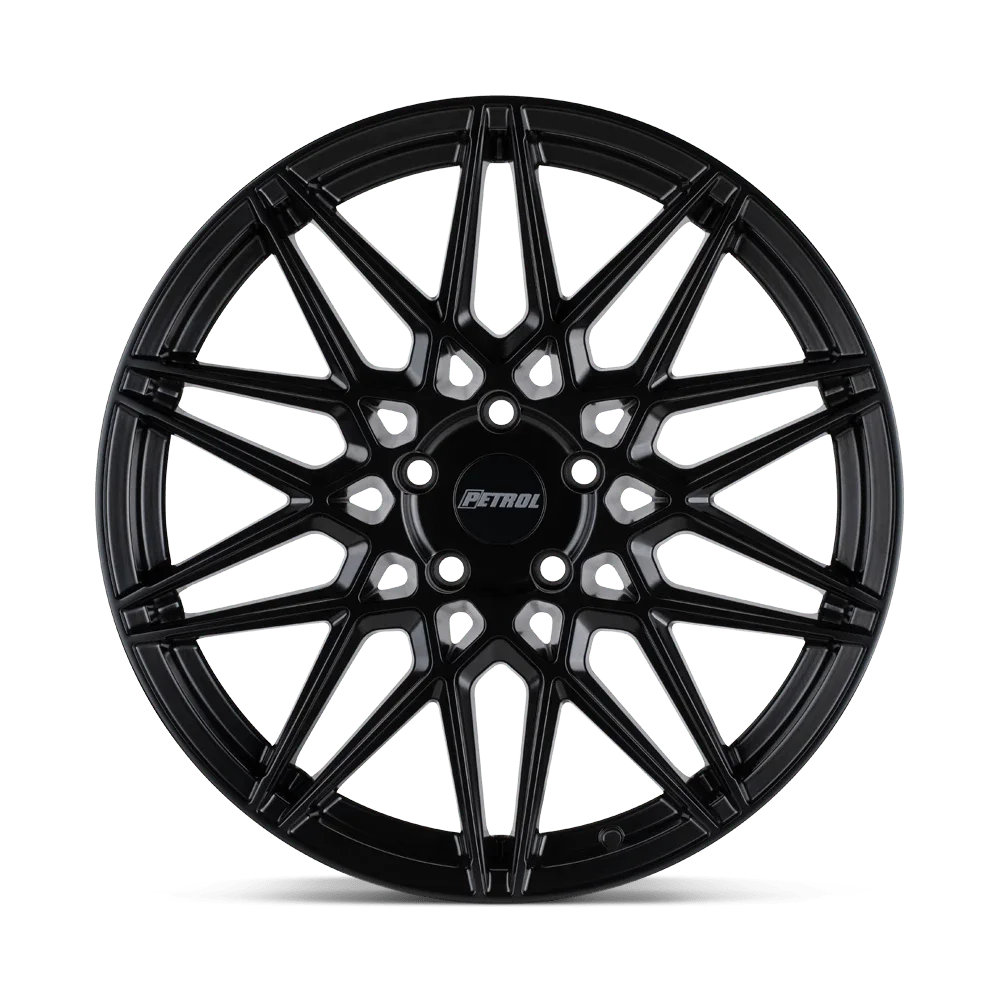 Petrol P3C 19X8 5X112 40Et 76.1Cb Semi Gloss Black Wheel