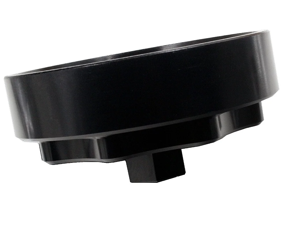 iFJF 68065612AA Fuel Filter Housing Cover Cap for 2010-2019 Dodge Ram 6.7L 2500 3500 4500 5500 Cummins Diesel Engine Billet Aluminum (Black)