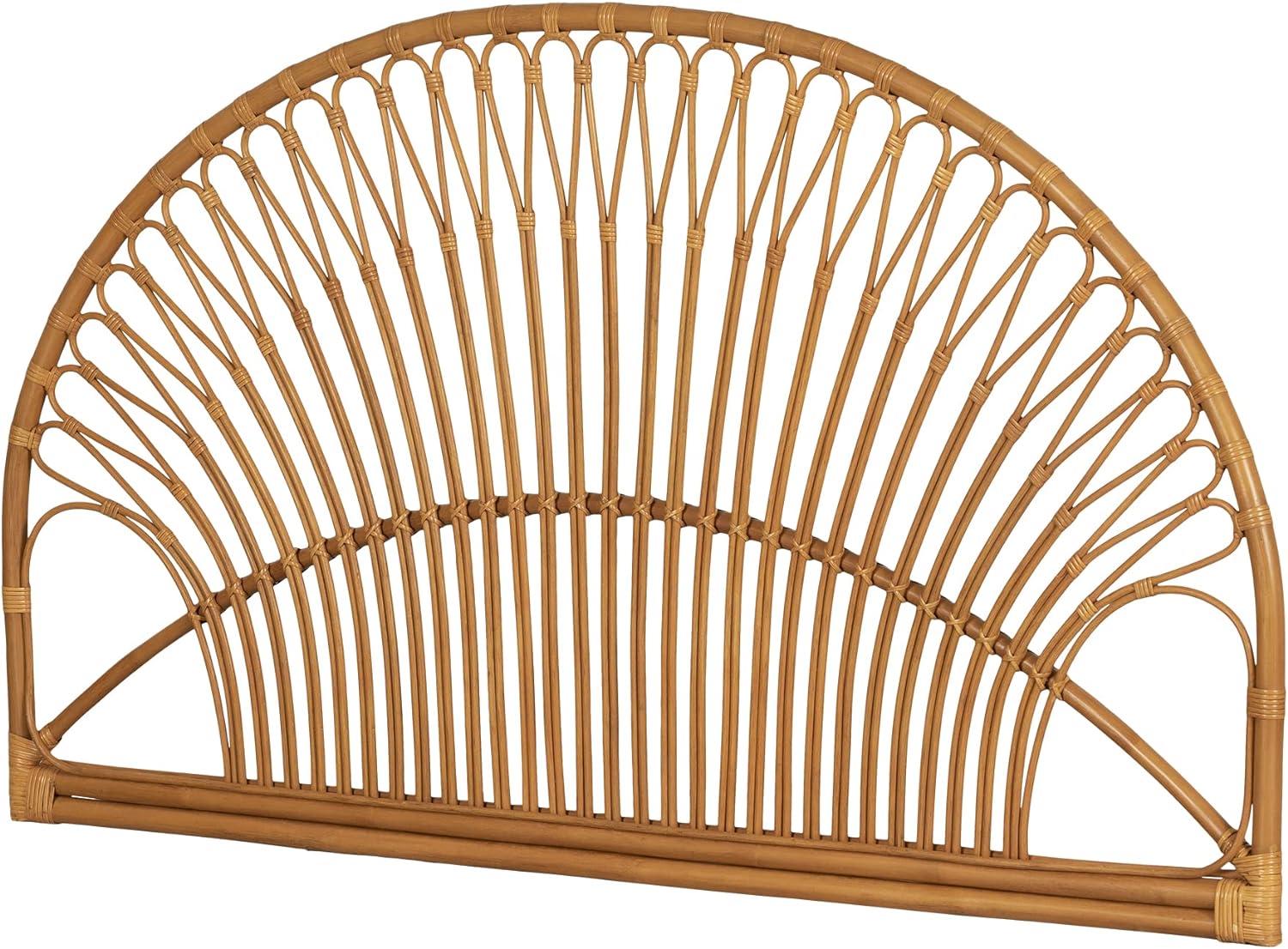 Balka Rattan Wall-Mounted Headboard, Queen
