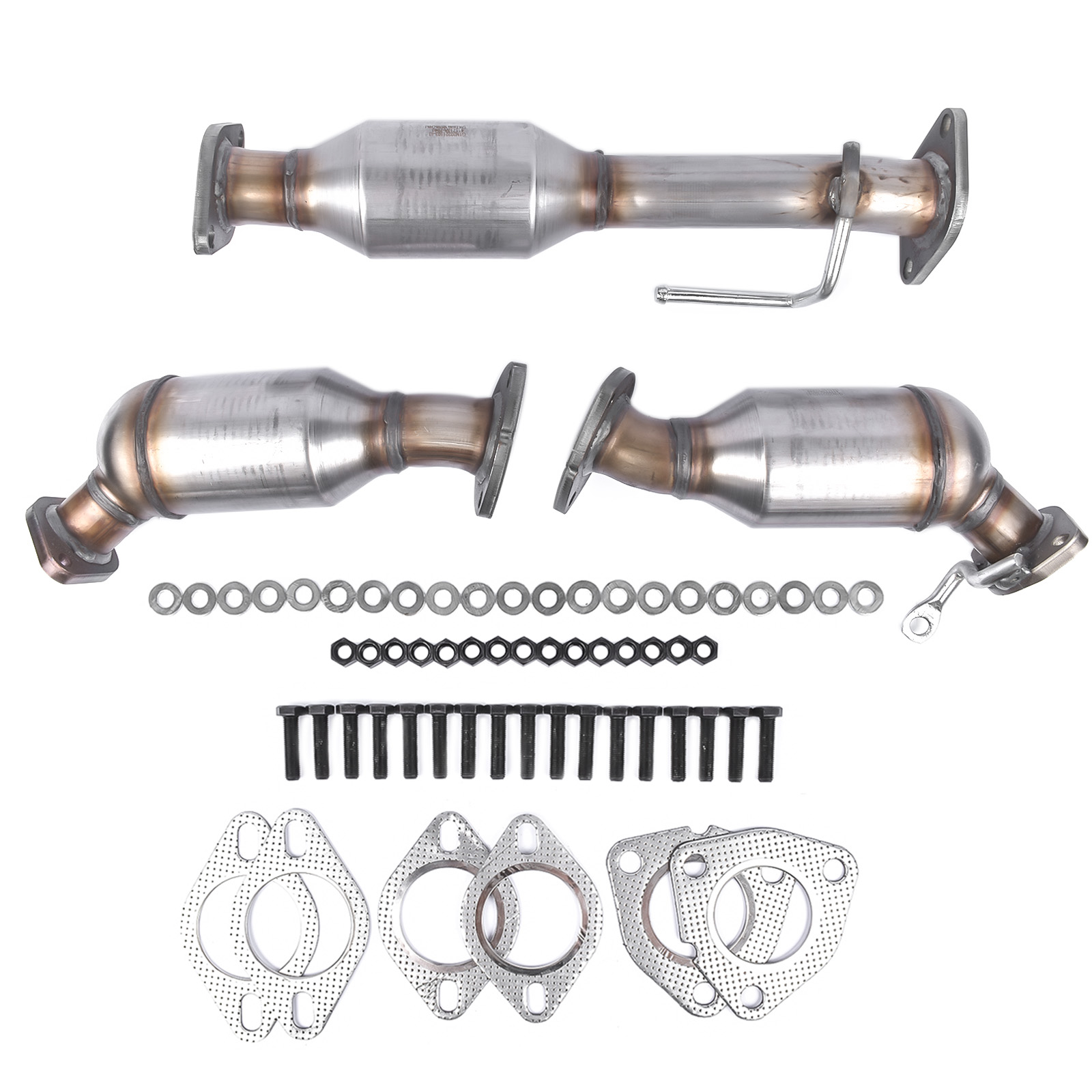 GELUOXI 3 Set Catalytic Converter for 2007-2017 Chevrolet Traverse GMC Acadia  Sport Utility 3.6L V6