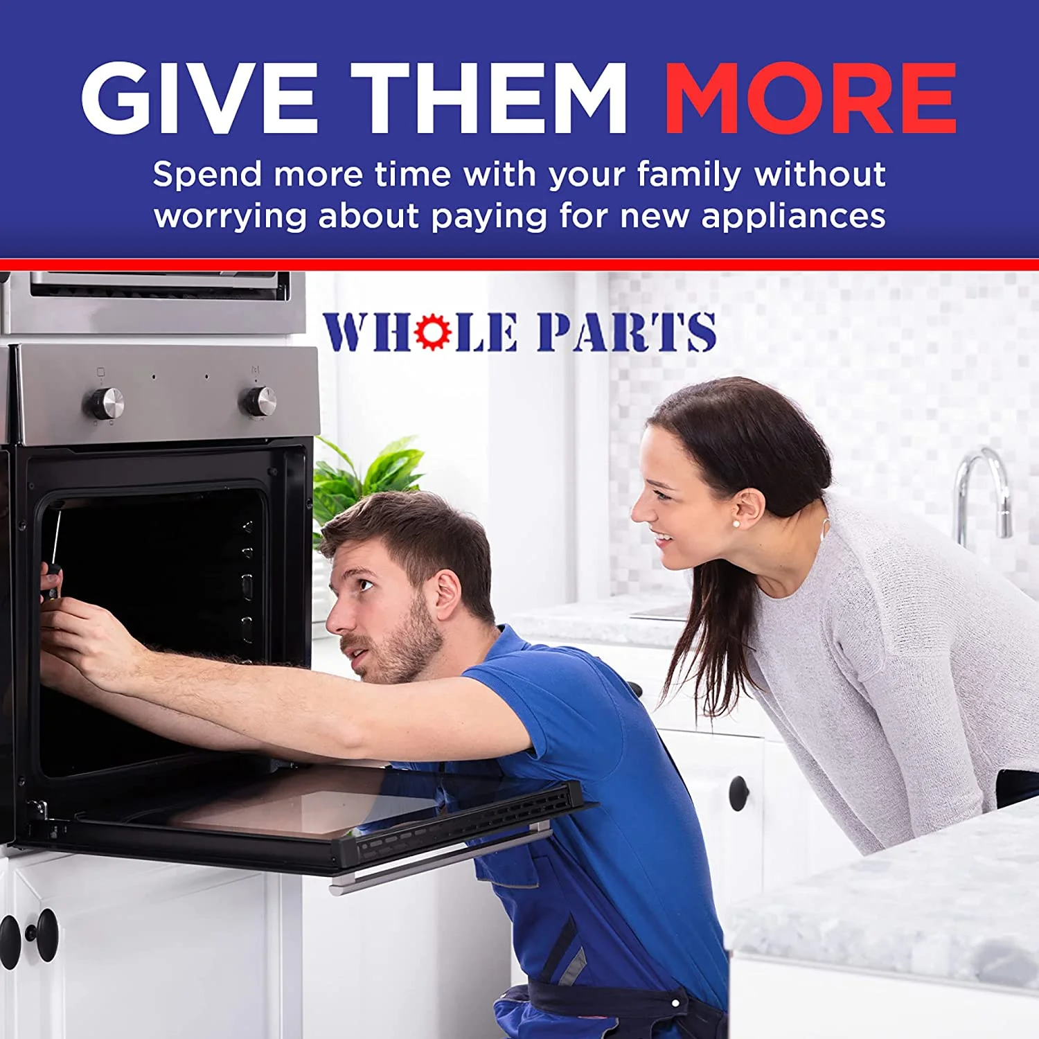 Whole Parts Dishwasher Lower Spray Arm Part # 5304506660 - Replacement and Compatible With Some Frigidaire Dishwashers