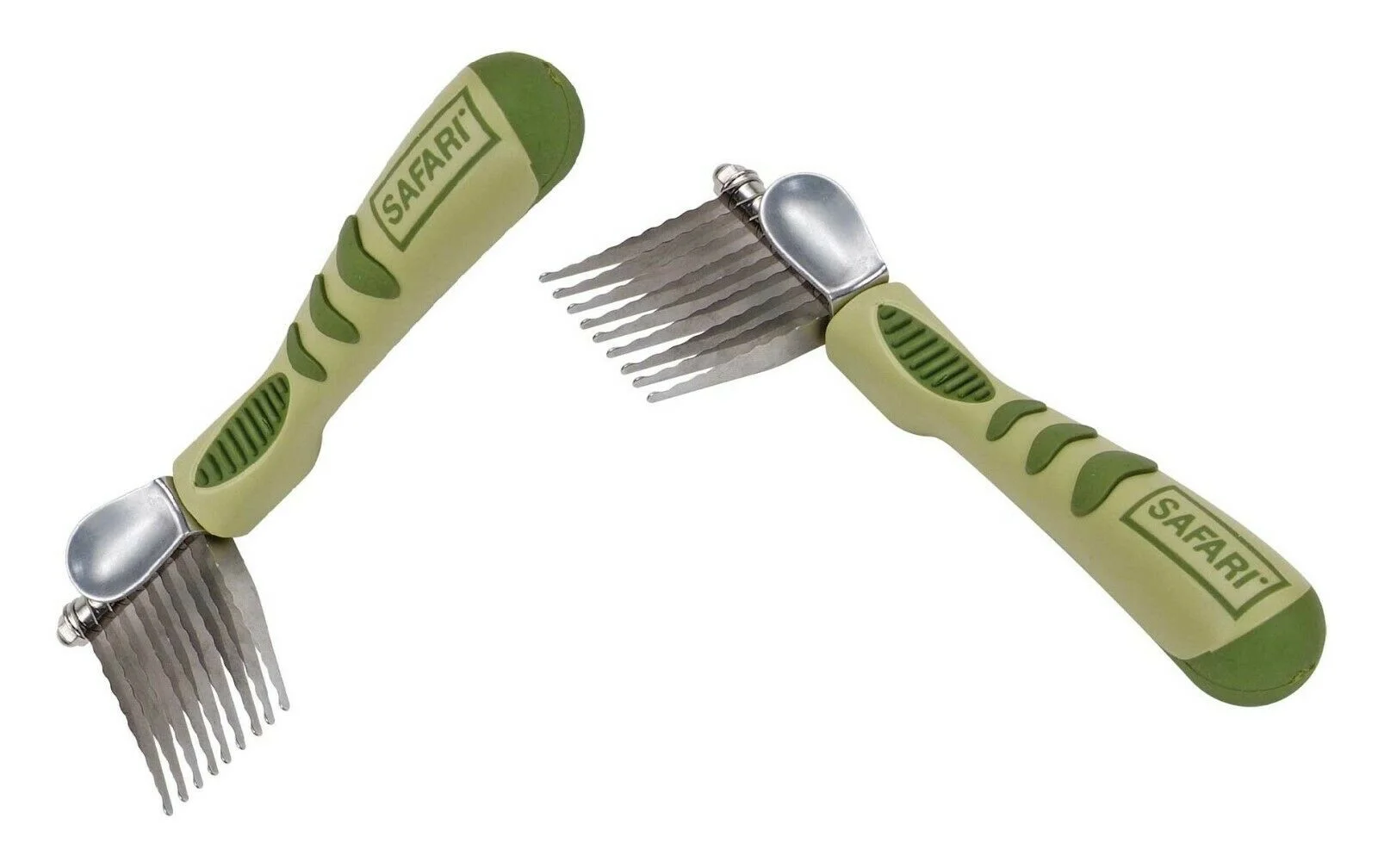 9 Blade Dematting Comb Dog & Cat Undercoat Pet Shedding Green Pro Grooming Tool