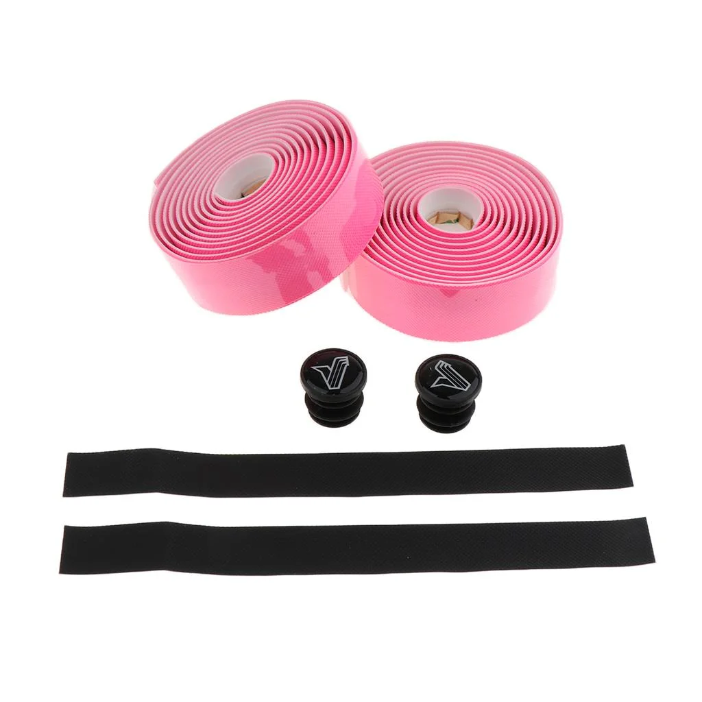 Professional Waterproof Non-slip s Handlebar Tapes - Road and Mountain Bike Handle Cycling Handle Wraps Pink