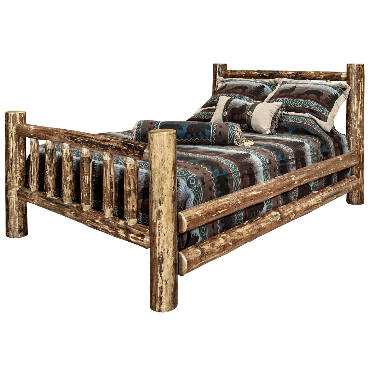 Glacier Country Collection Full Log Bed