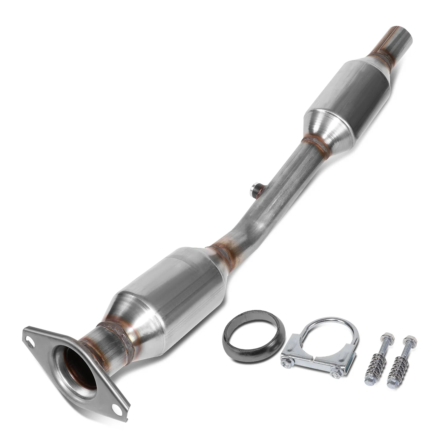 DNA Motoring OEM-CONV-QT-001 For 2004 to 2009 Toyota Prius Factory Style EPA Federal Catalytic Converter Exhaust Center Pipe Replacement 07 08 09 10