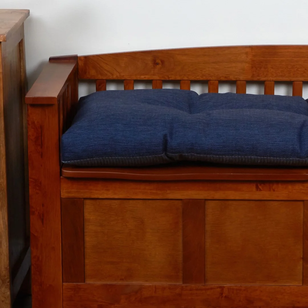 Klear Vu The Gripper Non-Slip Tufted Omega Universal Bench Cushion, 43