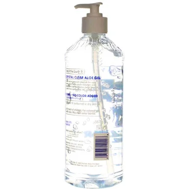 Fruit of the Earth Aloe Vera Crystal Clear Aloe Gel 20 oz (Pack of 2)