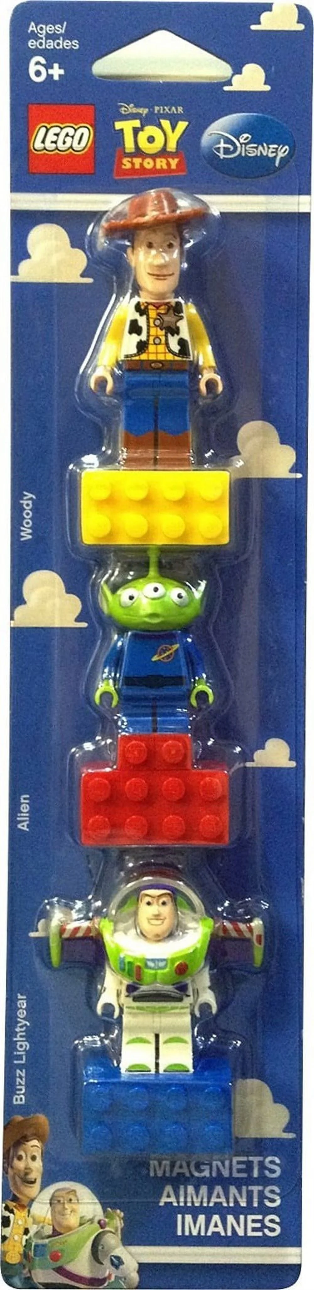 LEGO Toy Story Magnets Set of 3 - Woody, Alien, Buzz