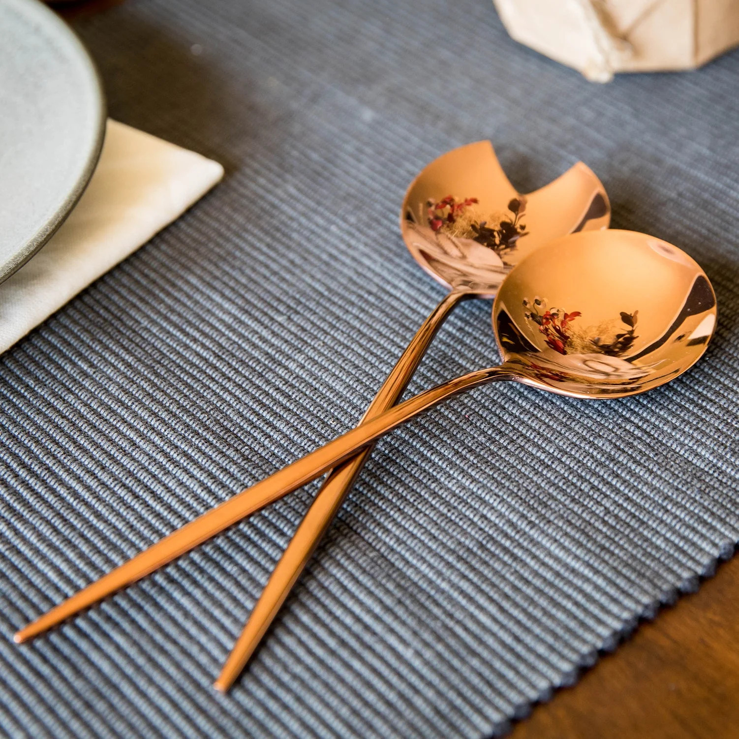 Cambridge Gaze PVD Copper Mirror 2-Piece Hostess