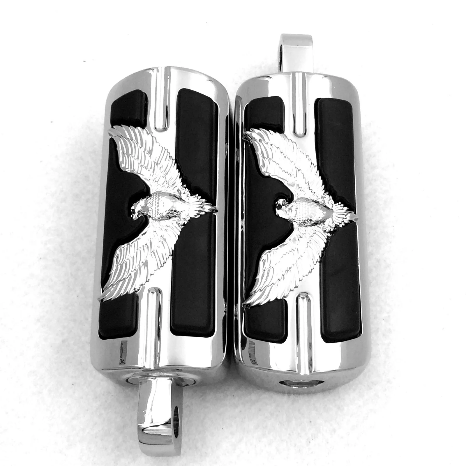 HTT-MOTOR Eagle Hawk Shape Foot Pegs Fits most models with H-D male mount-style footpeg supports See Description for Detail