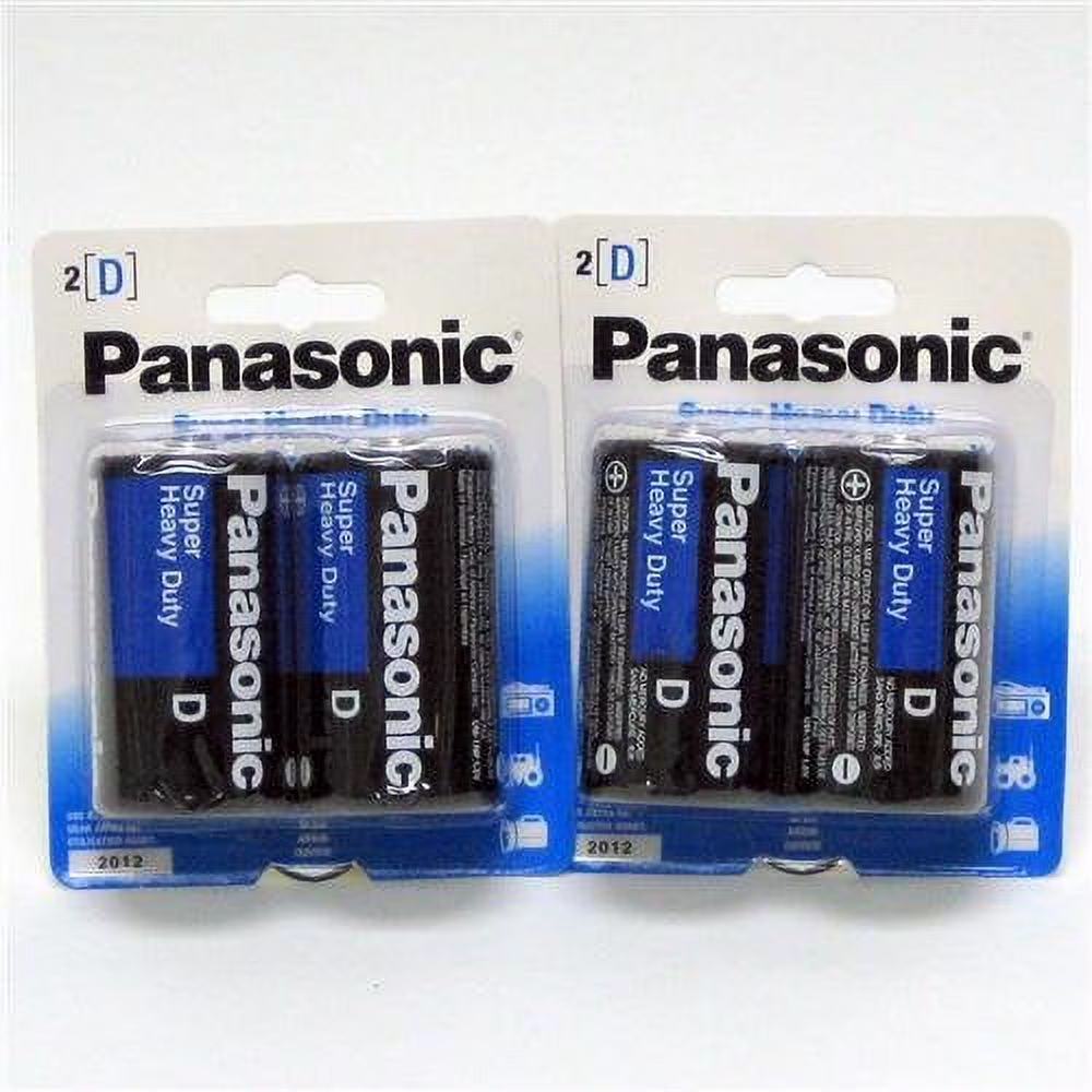 Panasonic 408078 Heavy Duty D Battery, 48 Pack
