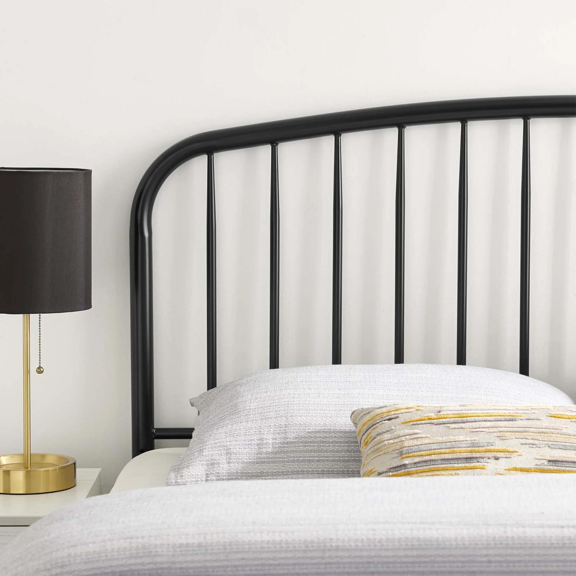 Modway Nova Full Metal Headboard, Black