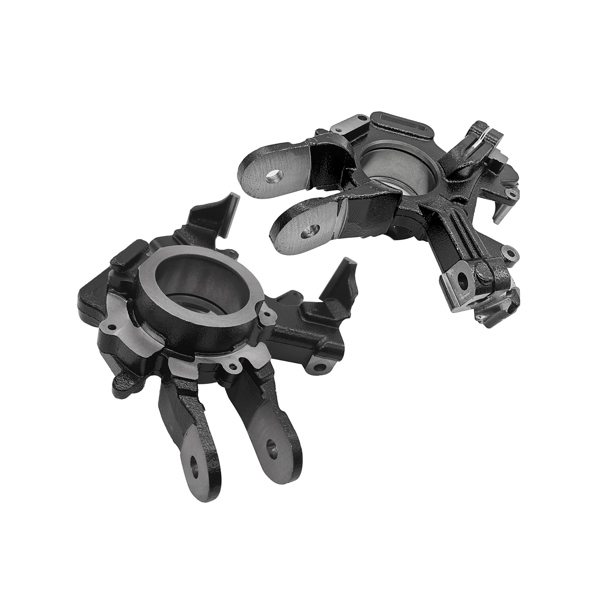 2PCs Rear Left Driver & Right Passenger Side Steering Knuckle For  2002-2005 Ford Explorer For  2002-2005 Mercury Mountaineer Replace For  697-912 3L2Z5A968BA 697-913 3L2Z5A969BA