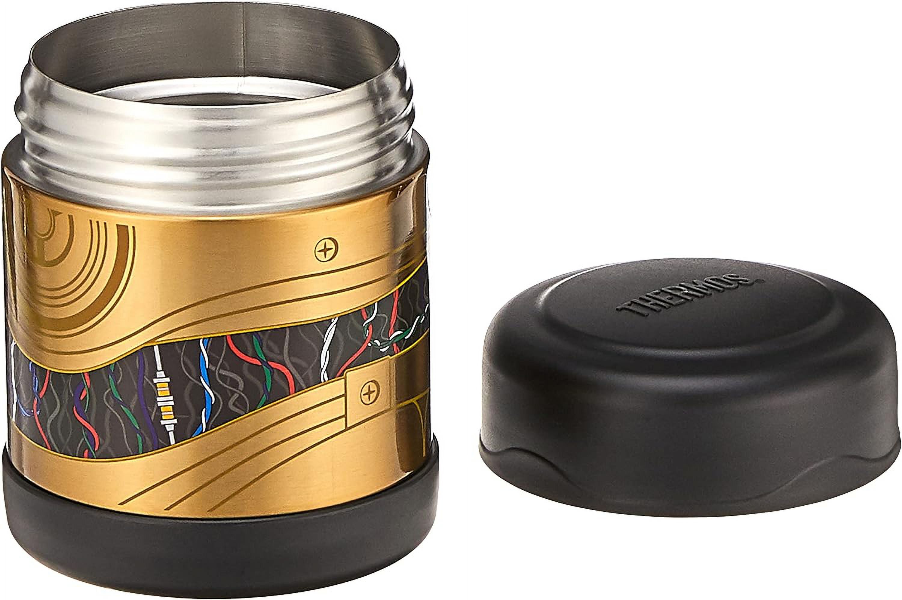 THERMOS FUNTAINER 10 Ounce Stainless Steel Vacuum Insulated Kids Food Jar, C-3Po