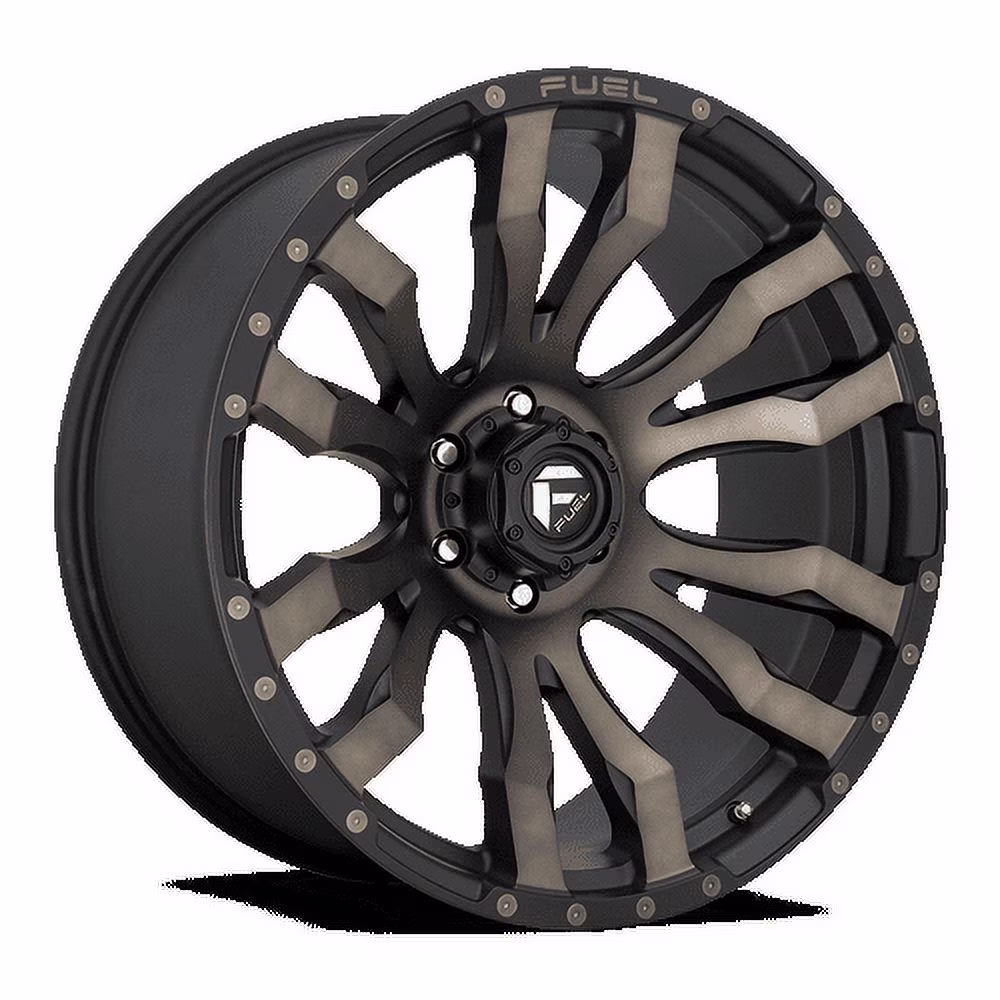 Fuel 1PC Aluminum Rim D674 BLITZ 20X9in Matte Black Double Dark Tint Finish, D67420901757