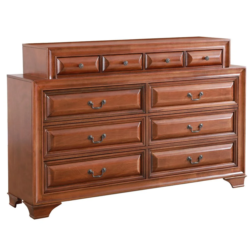 Passion Furniture Lavita 10-Drawer Oak Dresser PF-G8850-D