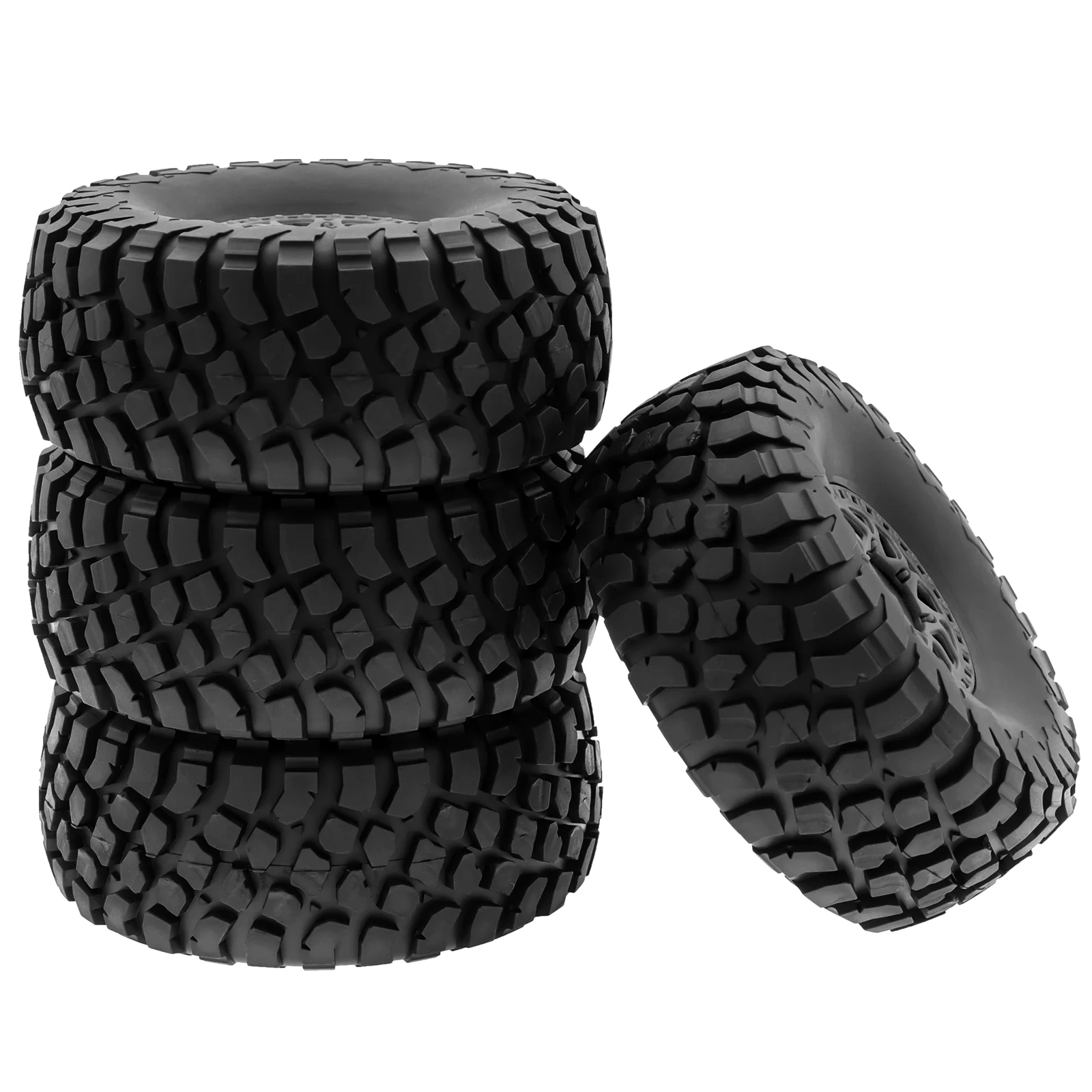 Andoer Desert Short Course Truck Tire, 4Pcs 138mm 1/7, 17mm Wheel Hex Replacement for ARRMA Mojave TRAXS UDR Yikong DF7 Remote Control Car