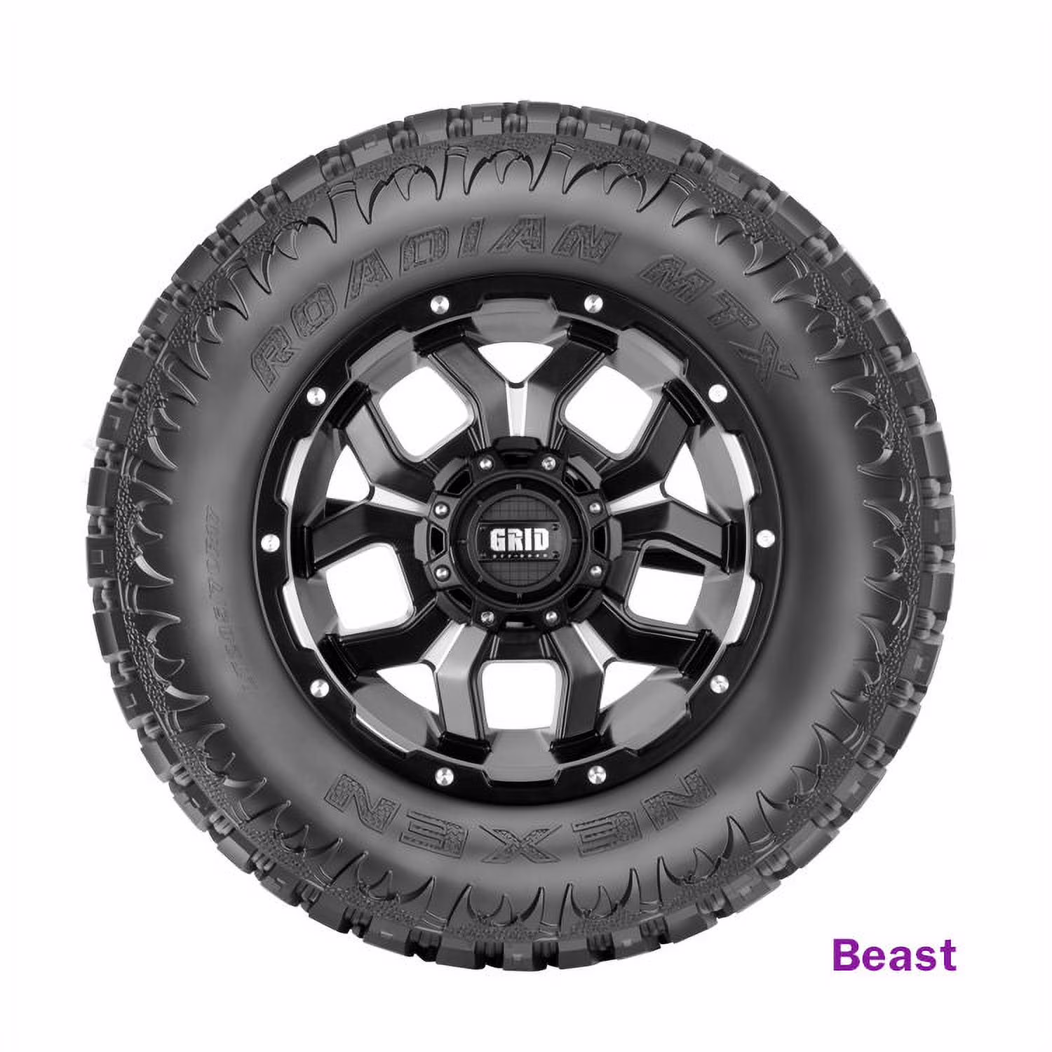 Nexen Roadian MTX RM7 M/T Mud-Terrain Tire - 33X12.50R22 LRF 12PLY Rated