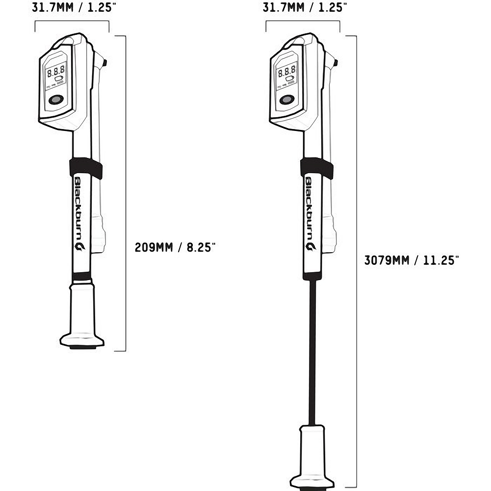 Blackburn Honest Digital Shock Pump