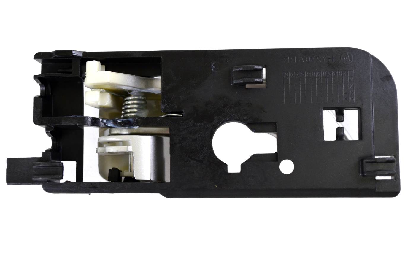 PT Auto Warehouse HY-2307P-RP - Inner Interior Inside Door Handle, Painted Silver - Rear Left/Right Pair Fits select: 2006-2008 HYUNDAI SONATA