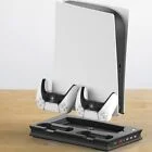 White PS5 Controller Charging Stand with 2 Cooling Fans - Sony Playstation 5
