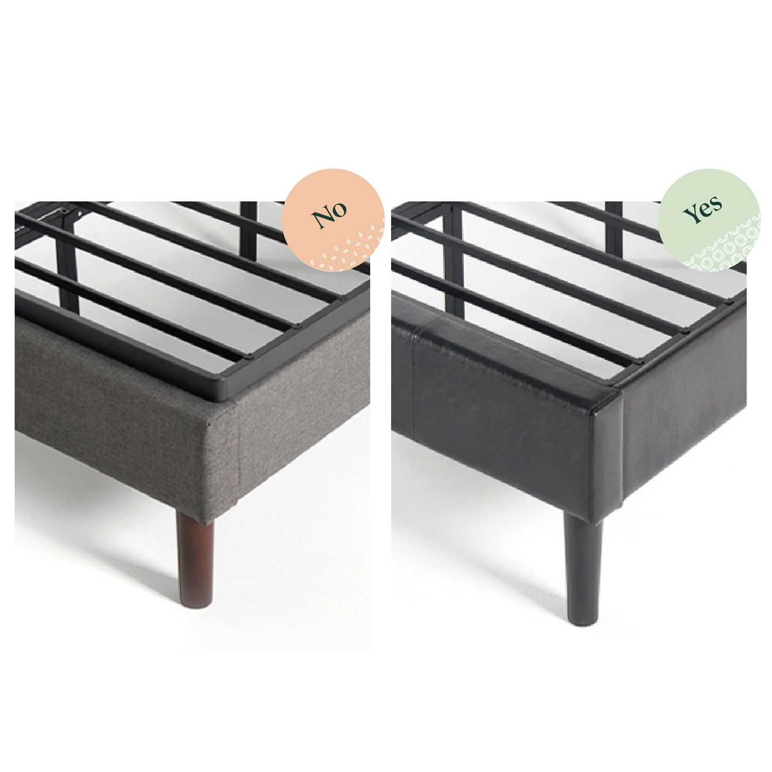 Zinus Quick Lock® Easy Assembly Metal Slat Bunkie Board, King