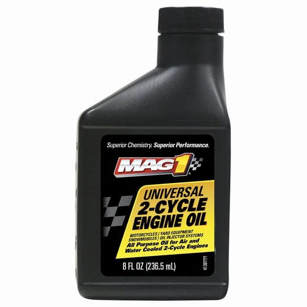 1PK Mag 1 8 OZ Universal 2-Cycle Engine Oil Designed For Various Small 2-C 12/PK
