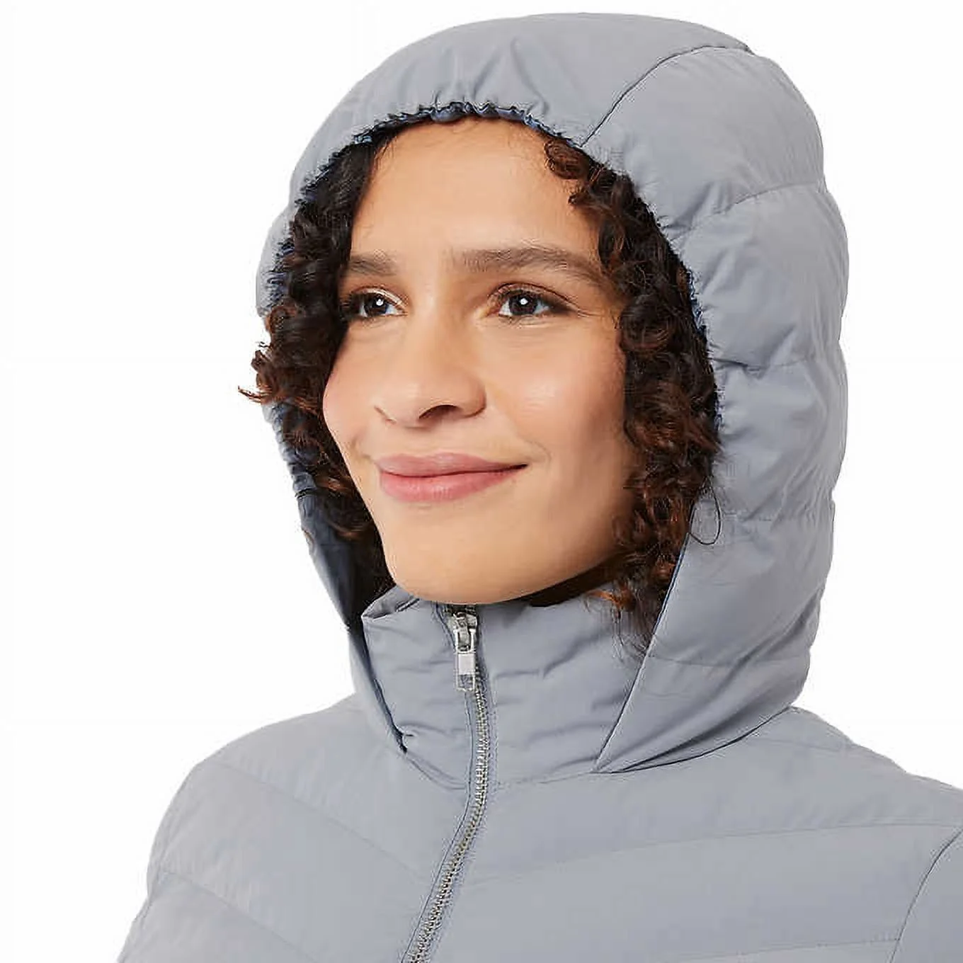 32 DEGREES Women's Full Zip Water Resistant Power Tech Jacket with Fixed Hood