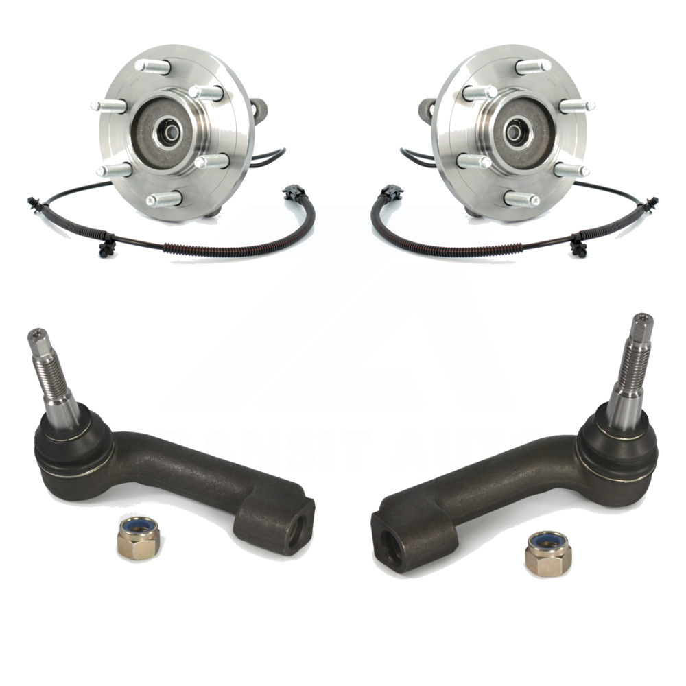 Transit Auto - Front Wheel Bearing And Tie Rod End Kit For Ford F-150 Expedition Lincoln Navigator K77-100217