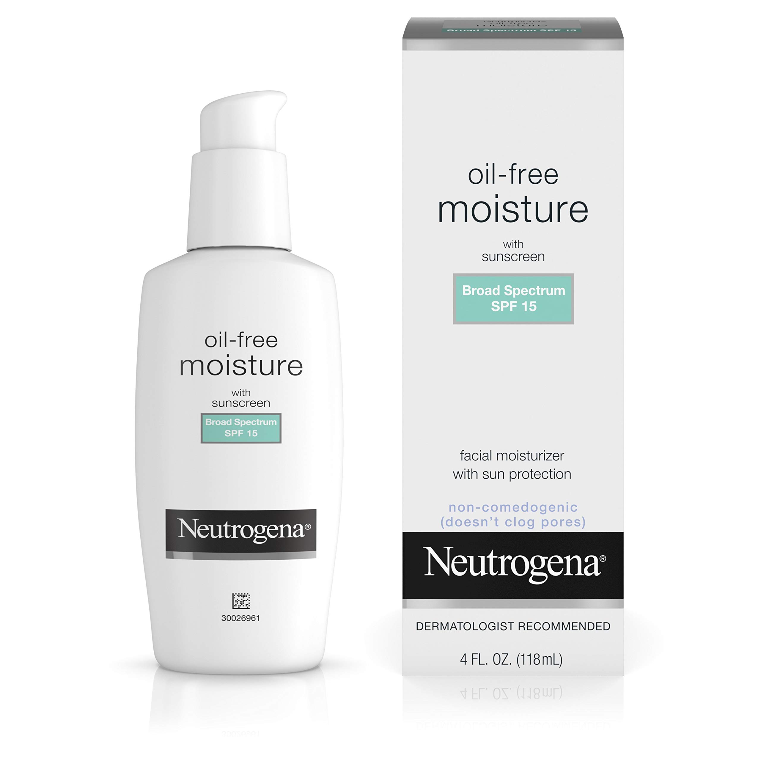 Neutrogena Oil-Free Moisture With Broad Spectrum Spf 15 Sunscreen, 4 Fl. Oz.