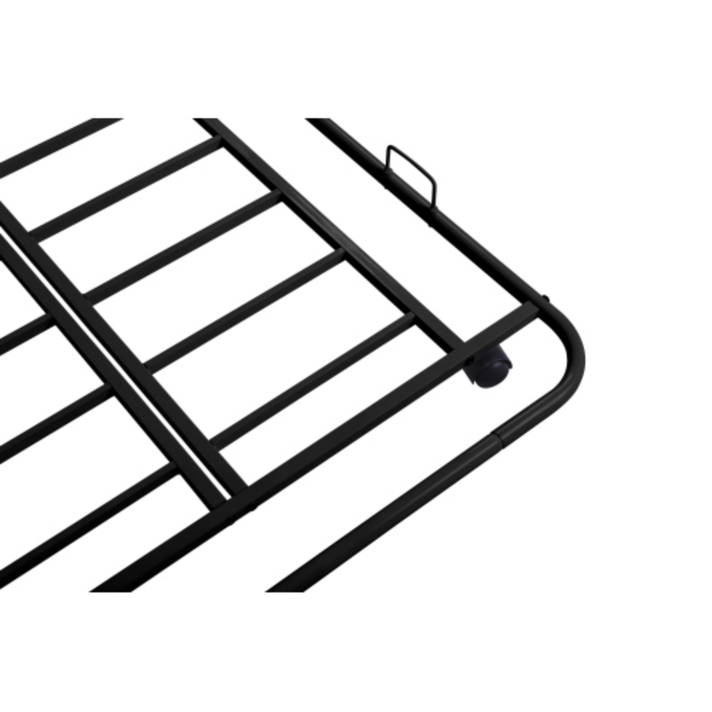 Metal Frame Daybed with trundle Black + Metal