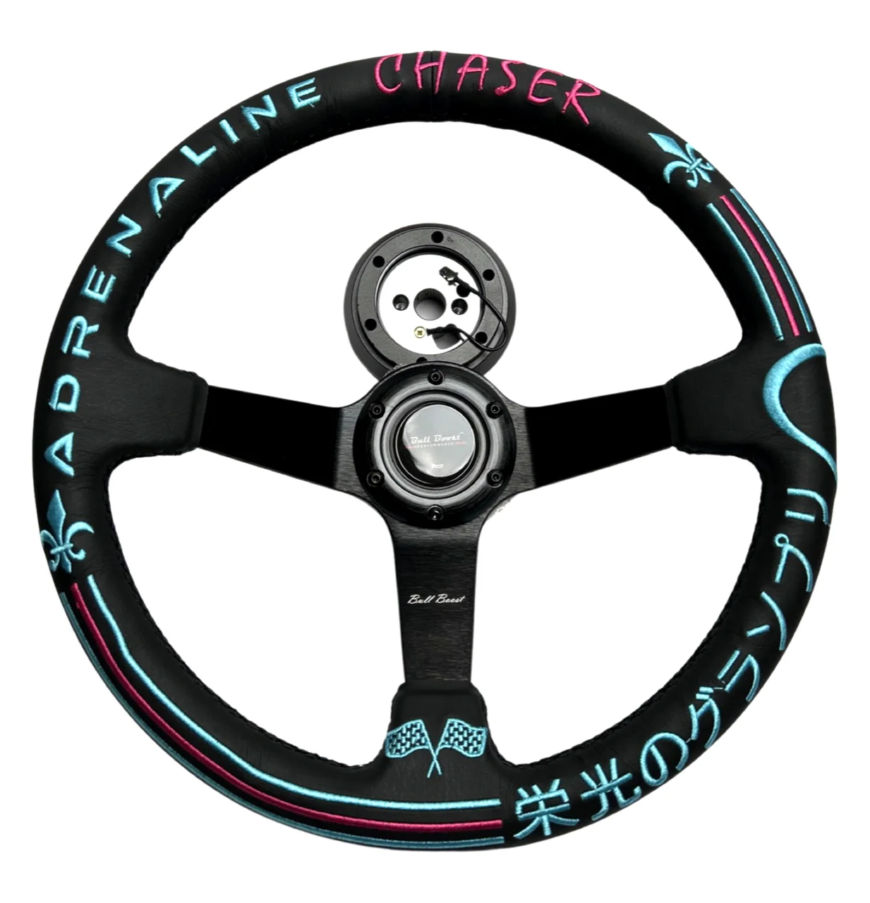 Leather Suede Deep Dish Steering Wheel Short Hub Adapter Kit For 2022+ GR86 Subaru BRZ FRS tC xB xD