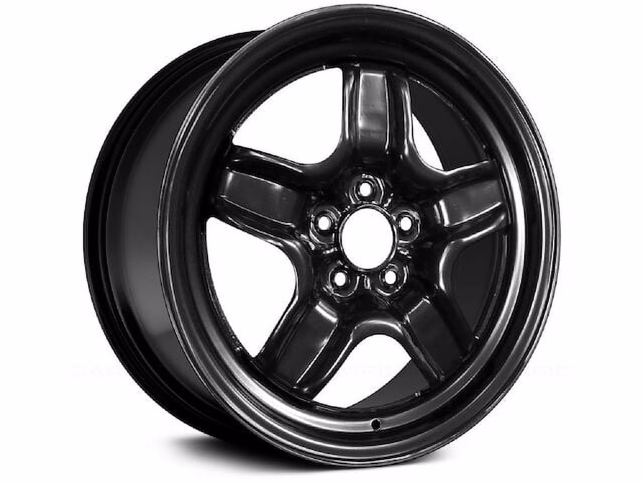 Steel Wheel - Black - 17 x 7 Inch - Compatible with 2007 - 2009 Saturn Aura 2008