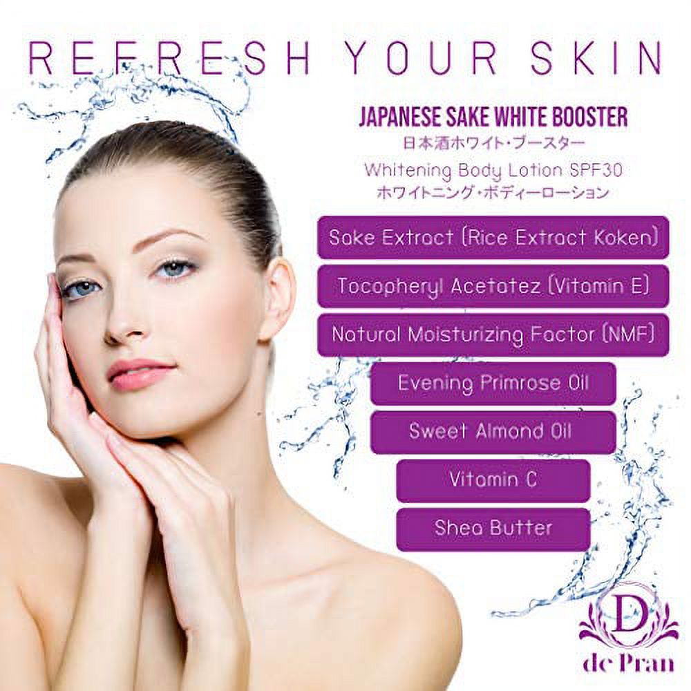 dePran | Japanese Rice Sake Booster Body Lotion SPF30
