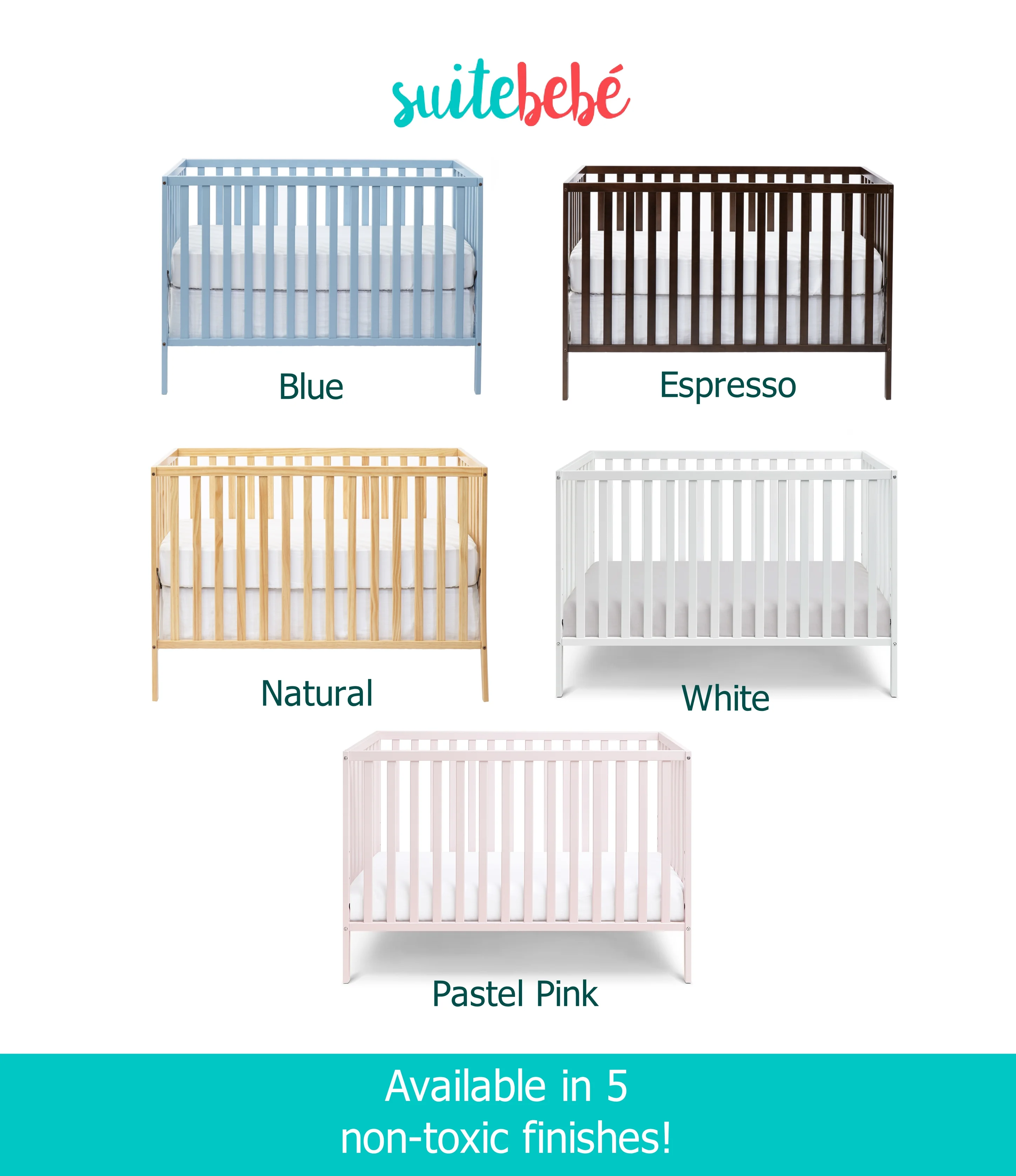 Suite Bebe  Palmer Island Crib, Natural