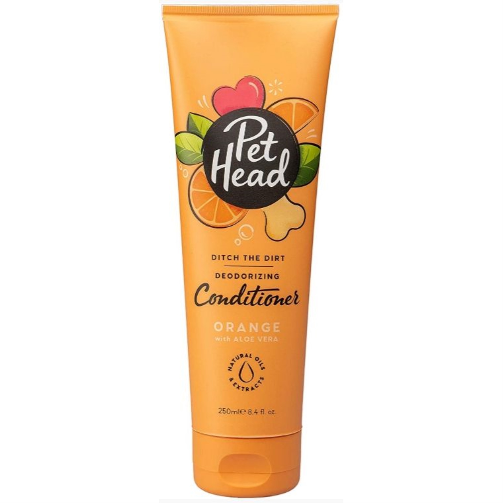 Pet Head Ditch the Dirt Deodorizing Conditioner for Dogs Orange with Aloe Vera, 8.4 oz