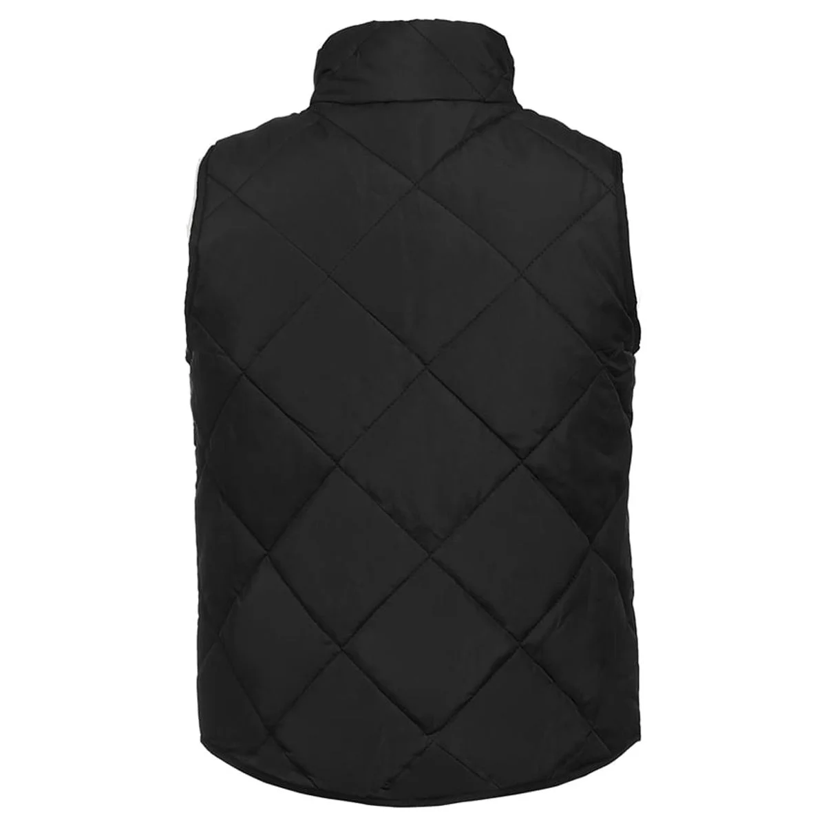 Huyghdfb Women Vest Stand Collar Warm Padded Zip Side Pockets Gilet Quilted Puffer Vest