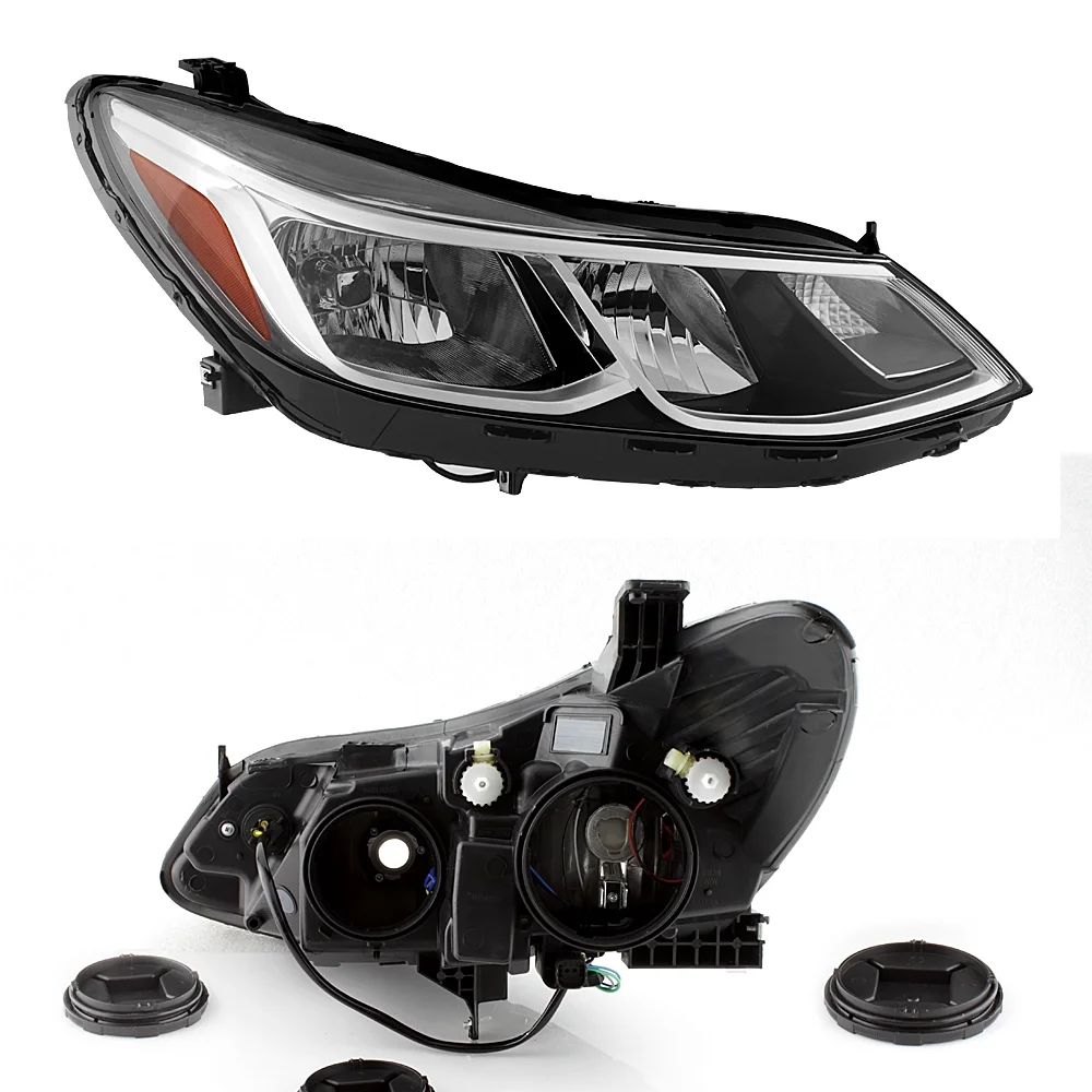 AKKON - For 2016-2019 Chevy Cruze Halogen Model Headlight Passenger Right Side Single
