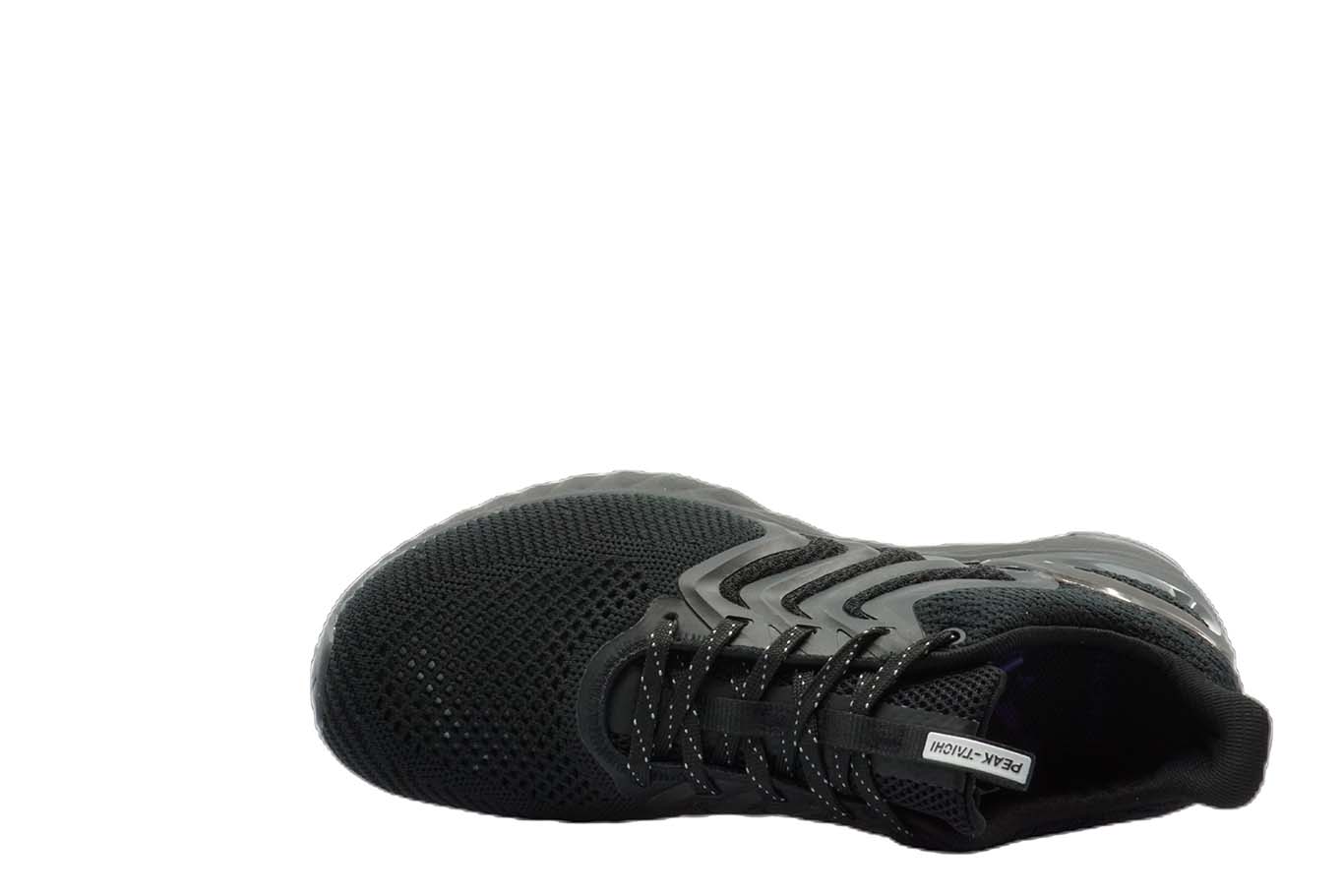 [E92557] Mens Peak Taichi Natural Black Running Shoes - 6