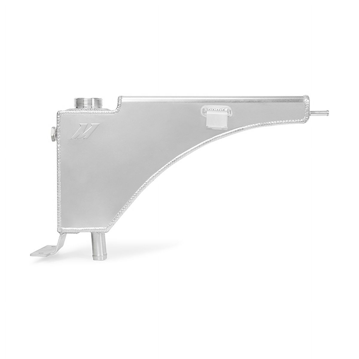 Mishimoto MMRT-F2D-99EN Aluminum Degas Reservoir Tank Compatible With Ford 7.3 Powerstroke 1999-2003 Natural