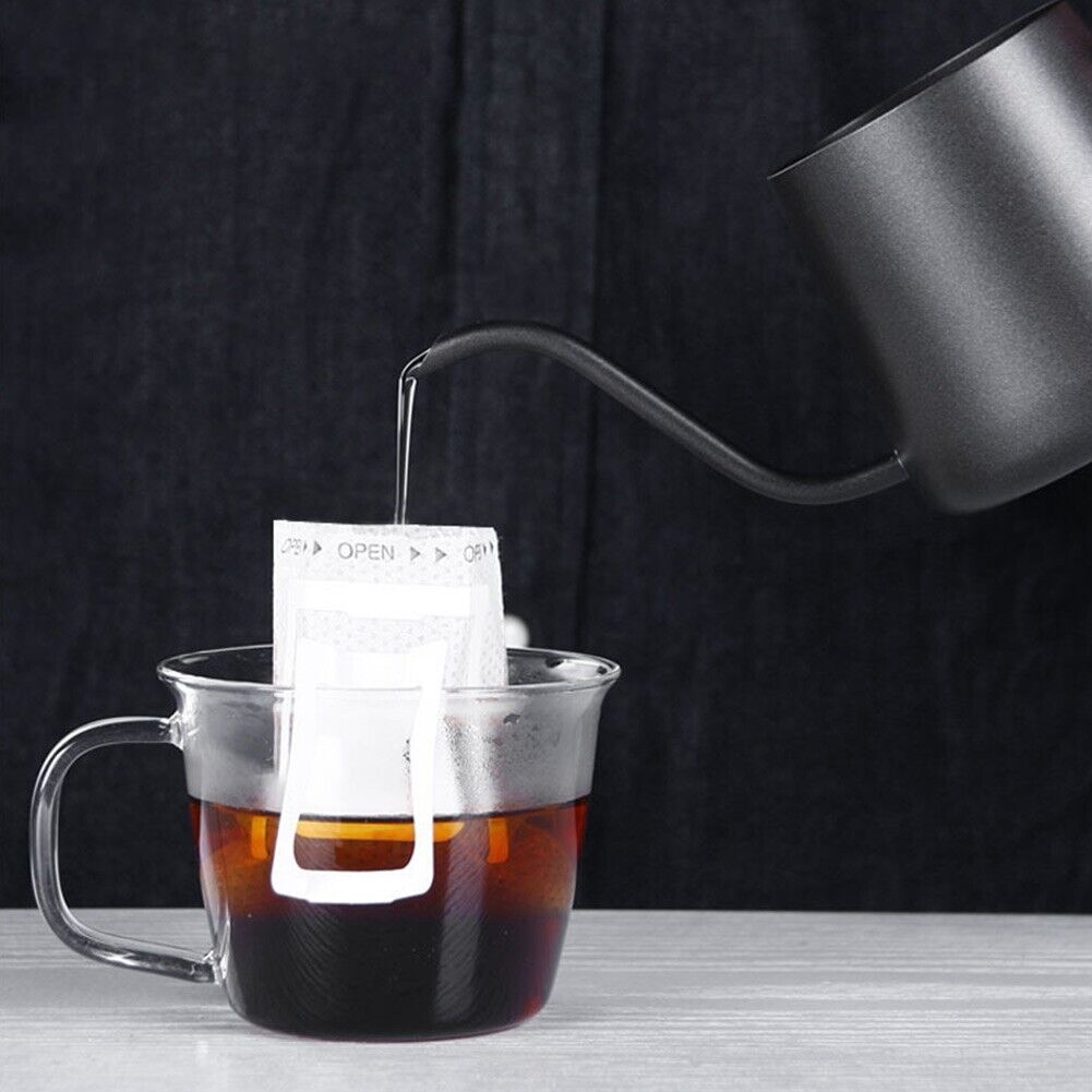 250/350ml Stainless Steel Pour Over Gooseneck Hand Drip Coffee Kettle Spout Pots