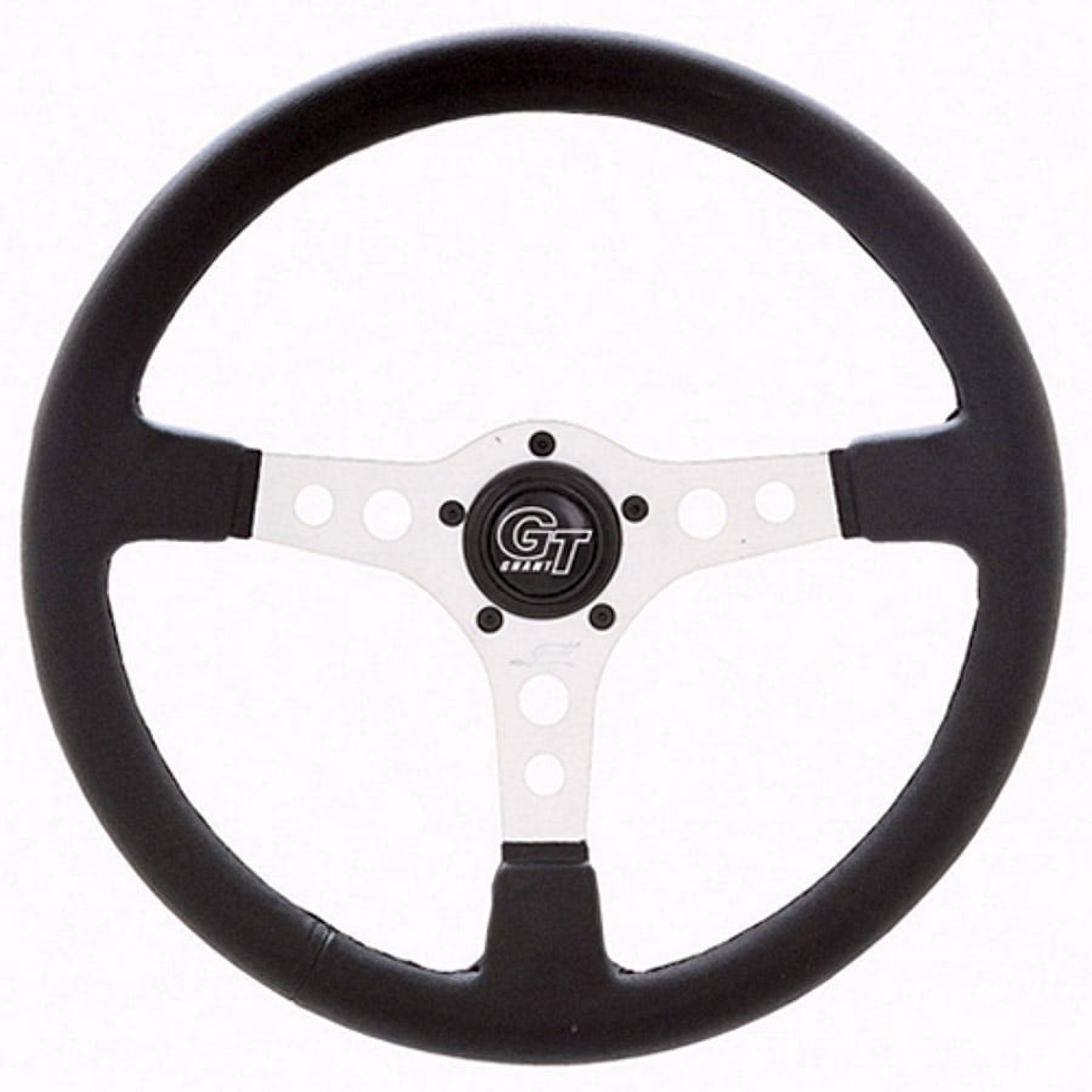 Grant Silver Anodize Aluminum 14 in Diameter Formula GT Steering Wheel P/N 764