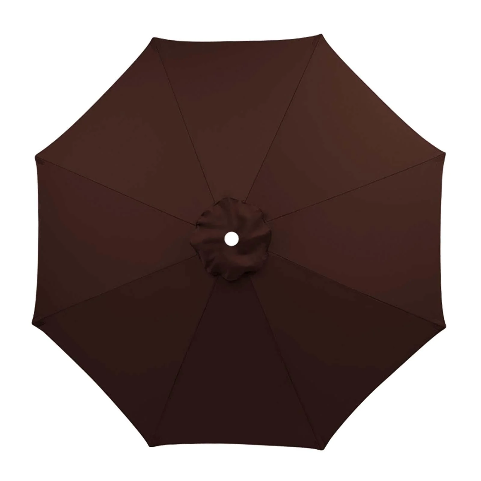 SunniMix Patio Umbrella Canopy Top Cover Garden Parasol Canopy Cover for Beach Garden 2.7m 8 Ribs