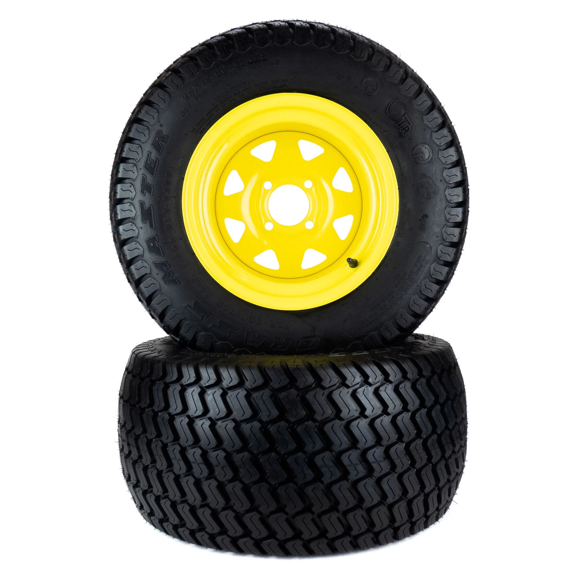 (2) Turf Wheel/Tire Assemblies 24x12.00-12 fits John Deere ZTrak Pro TCA17309