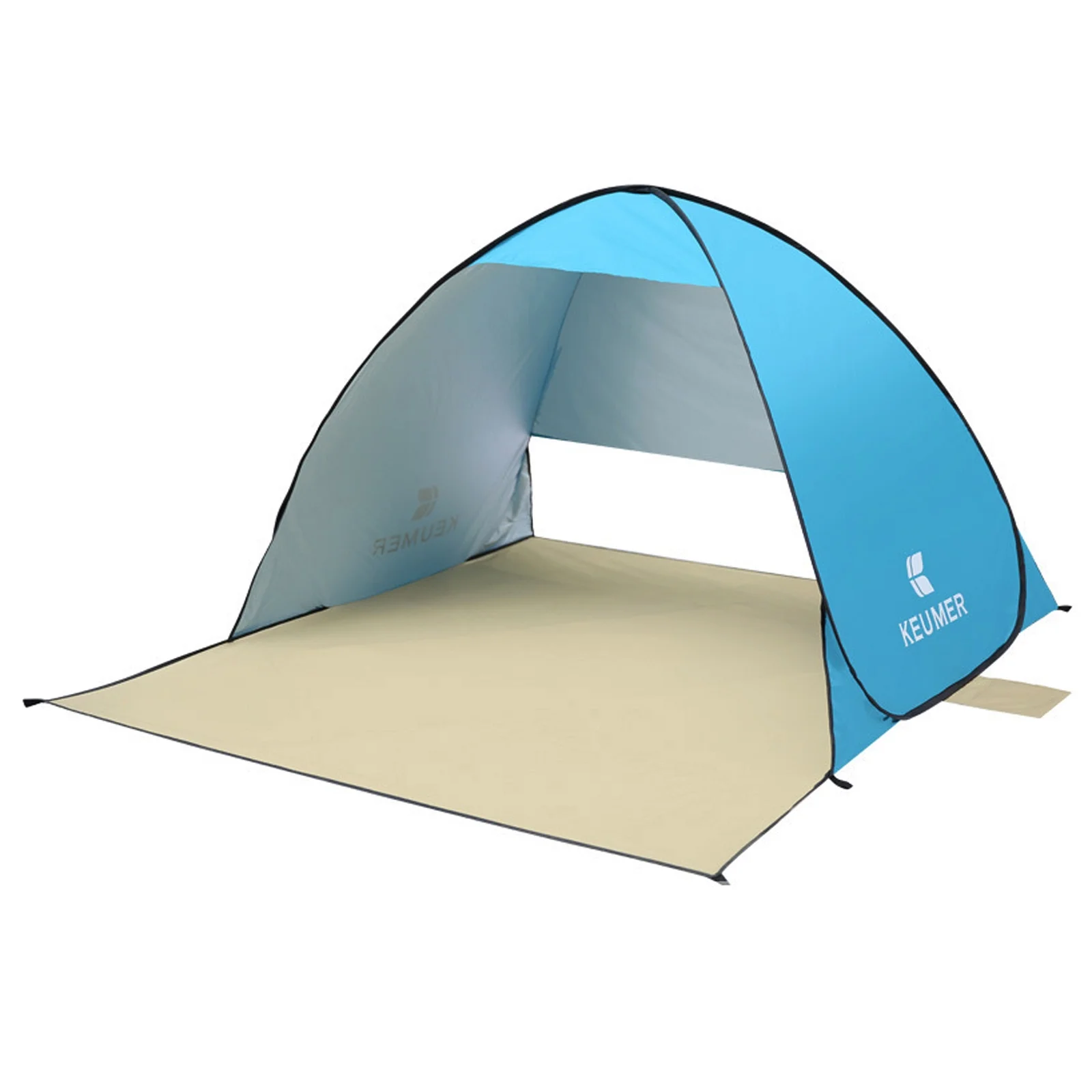 70.9x59x43.3 Inch Automatic Instant Pop-up Beach Tent UV Sun Shelter Cabana for Camping Fishing Hiking Picnic