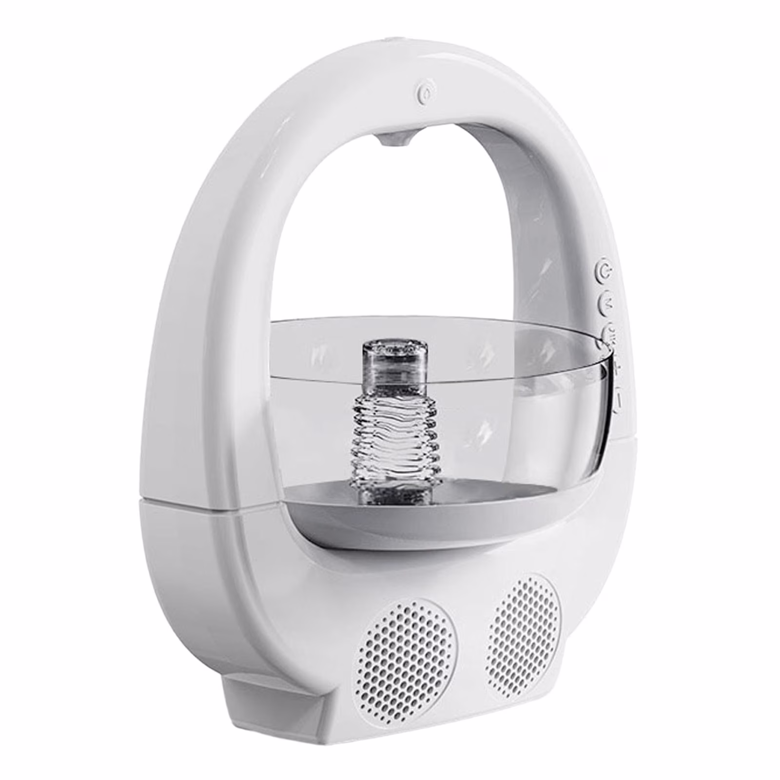 Esquirla Humidifiers for Bedroom Baby Humidifier Multifunctional Air Humidifier Water Drop Humidifier for Home Large Room White