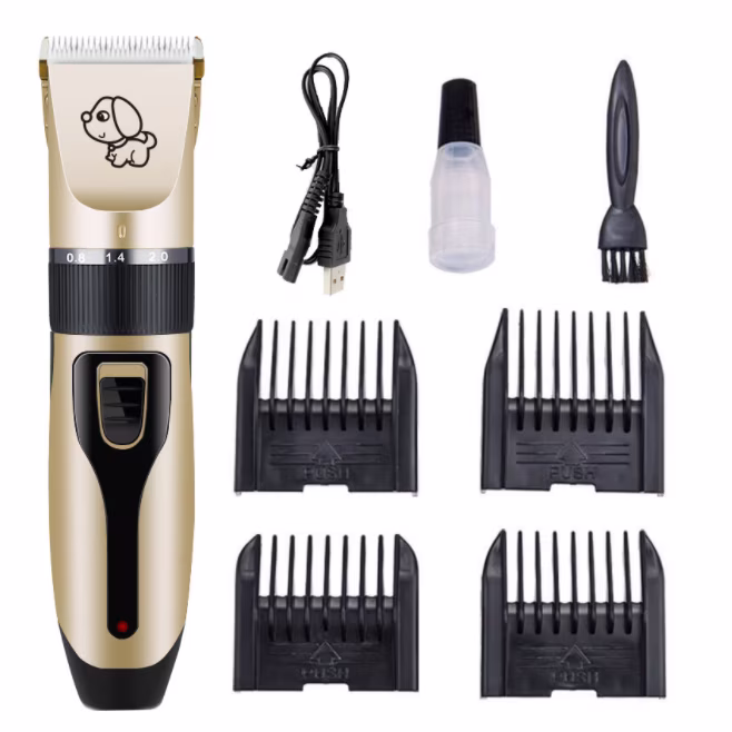 Dog Hair Trimmer Electrical Pet Professional Grooming Machine Tool USB Rechargeable Shavers Cats Hair Cutter Dog Haircuter