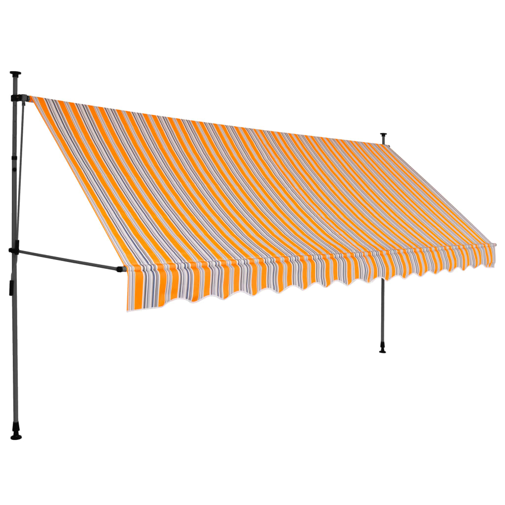 Aibecy Manual Retractable Awning with 137.8