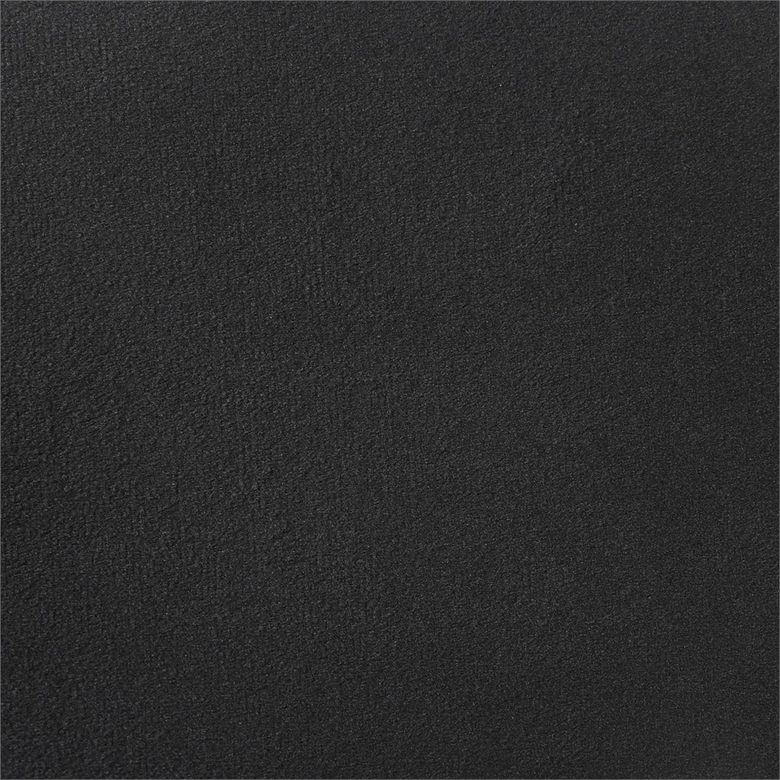 Pemberly Row Tufted Velvet Upholstered Panel Eastern King Bed Black
