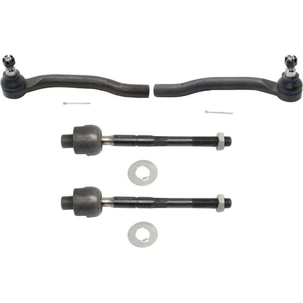 Teledu Tie Rod End For Acura MDX Honda Pilot Front Left and Right Side Inner and Outer